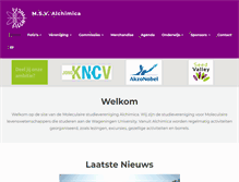 Tablet Screenshot of msvalchimica.nl